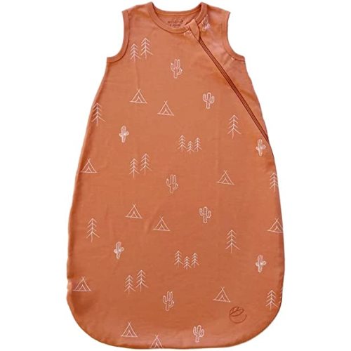 Ecolino Organic Cotton Baby Sleep Sack - 2-Way Zipper Baby Wearable Blanket - Infant Sleeping Bag Sack - 6-18 Months - Desert