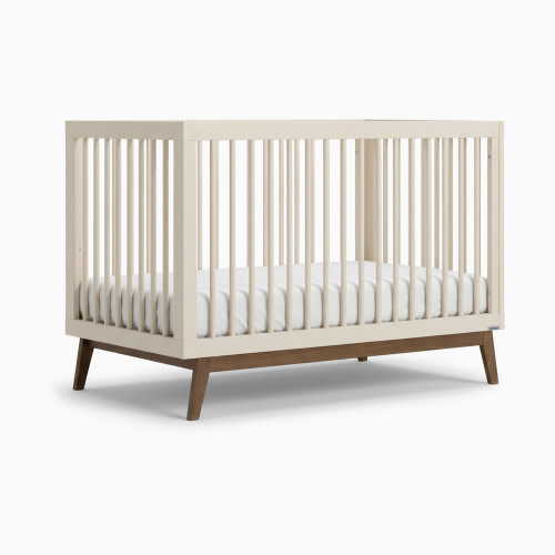 dadada Soho 3-in-1 Convertible Crib - Almond Milk/Walnut