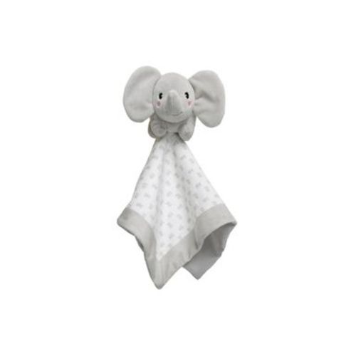 Pearhead Elephant Lovey Blanket - Gray/White