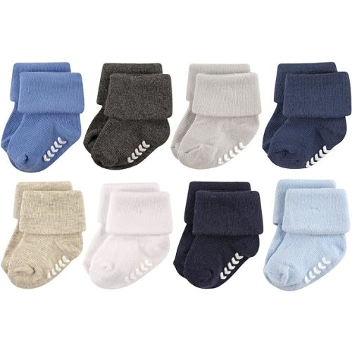 Hudson Baby Baby Girls' Cotton Rich Newborn and Terry Socks