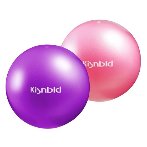 Small Exercise Ball, 9 Inch Mini Pilates Ball, Anti Burst and Slip Resistant Mini Yoga Ball for Stability, Fitness, Physical Therapy, Stretching & Core Strength Workout at Home Gym & Office