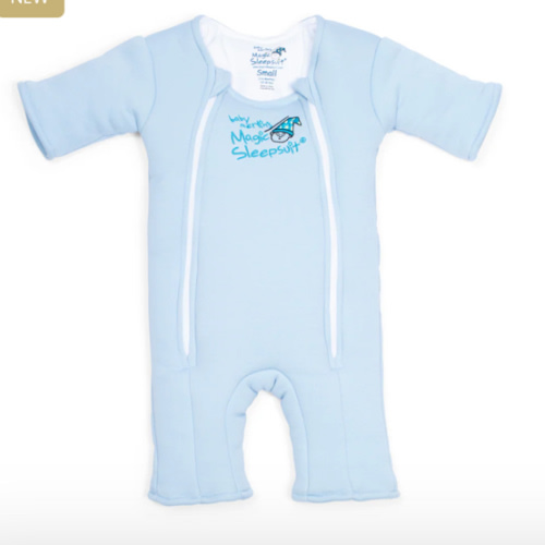 Blue Baby Merlin’s Magic Sleepsuit – 100% Cotton for Better Baby Sleep