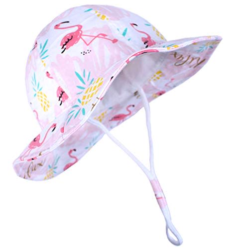 Durio UPF 50+ Sun Protection Wide Brim Baby Girl Sun Hat Cute Summer Beach Baby Sun Hat Baby Girl Hats