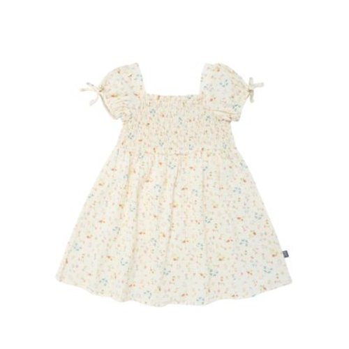 Modern Moments by Gerber Toddler Girl Smocked Dress with Bows, Sizes 12M-5T