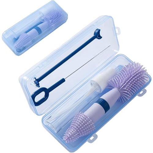 Small Silicone Baby Bottle Brush for Newborn Anti-Colic Baby Bottles