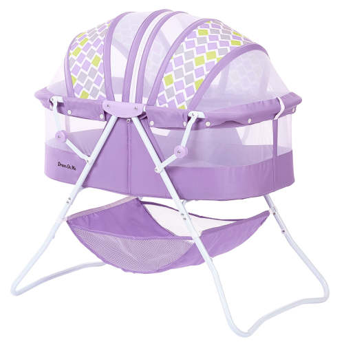 Dream On Me Karley Bassinet in Periwinkle