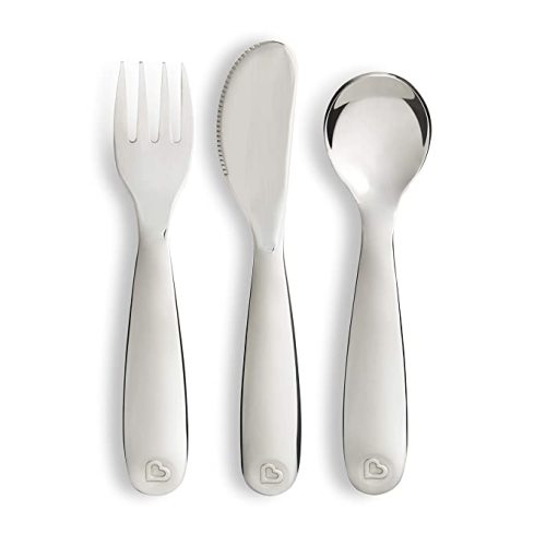 Munchkin® Polish™ Stainless Steel Toddler Utensil Set, 3 Piece