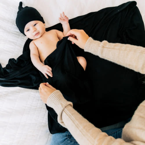 Saylor Ribbed Swaddle Blanket