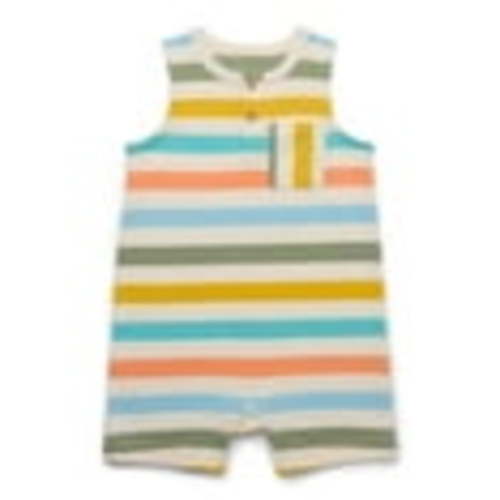 Garanimals Baby Boys Striped Knit Tank Romper, Sizes 0M-24M