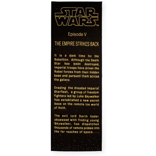 Star Wars: The Empire Strikes Back Title Crawl Printed Area Rug | Indoor Floor Mat, Accent Rug For Living Room and Bedroom, Home Decor For Kids Playroom | Movie Gifts And Collectibles | 27 x 77 Inches