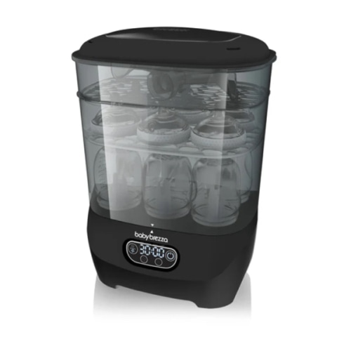 One Step™ Baby Bottle Sterilizer and Dryer Advanced - Electric steam sterilizer with HEPA Filter-Black