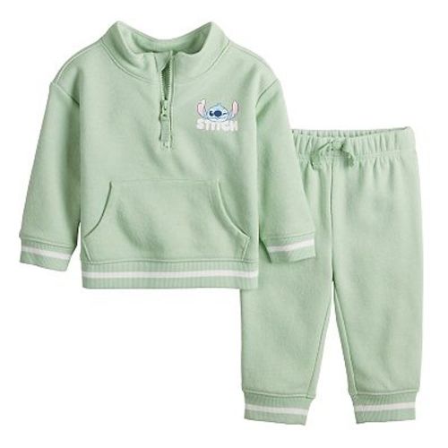 Disney's Lilo & Stitch Baby Boy 2-pc. Quarter Zip Pullover & Joggers Set by Jumping Beans®