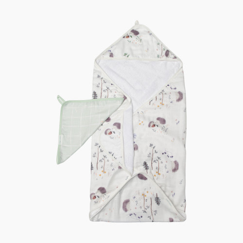 Loulou Lollipop Hooded Towel Set - Hedgehogs