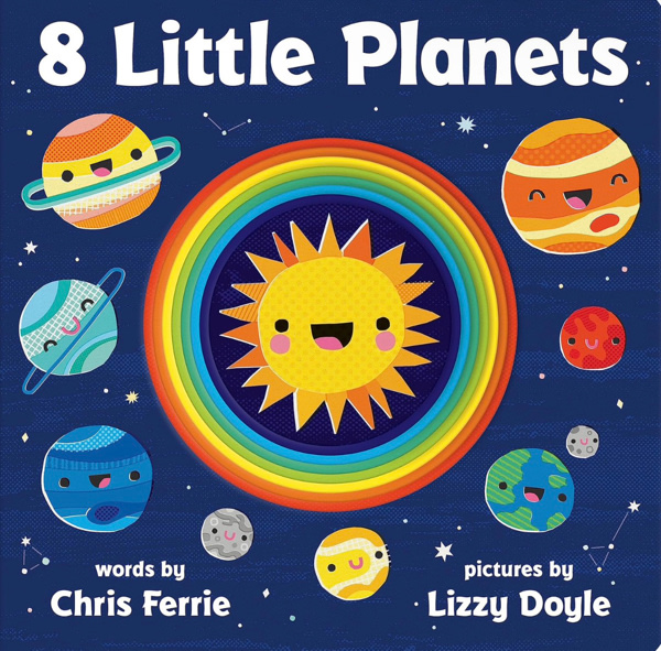 8 Little Planets: A Solar System Book for Kids with Unique Planet Cutouts