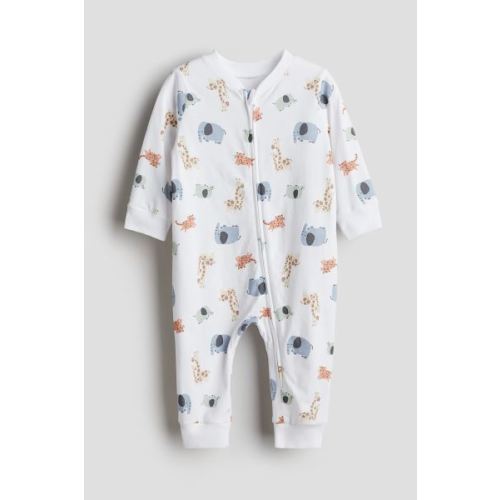 Patterned Pajama Jumpsuit