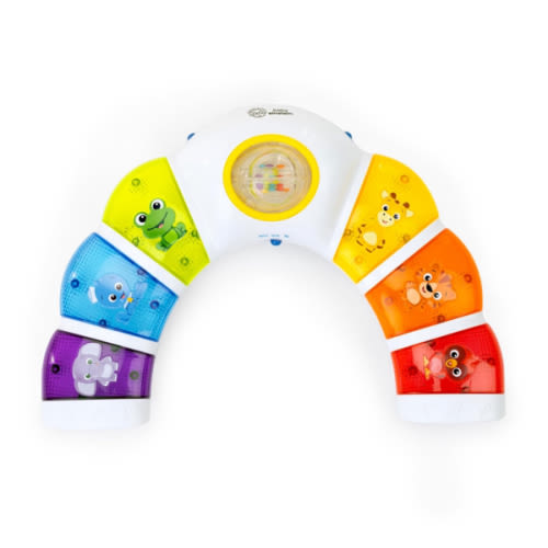 Baby Einstein Glow & Discover Light Bar Musical Activity Station and Tummy Time Toy, Montessori Cause and Effect Early Learning for 3-36 months