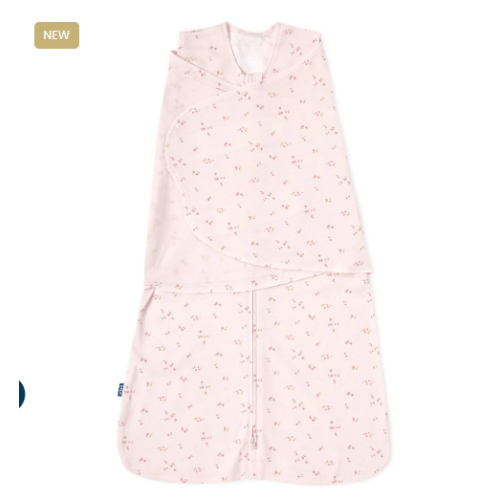 Pink Floral Cotton Swaddle Newborn | HALO