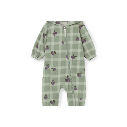 Garbo & Friends | Fleece Onesie | Prune Check | 0-2mo