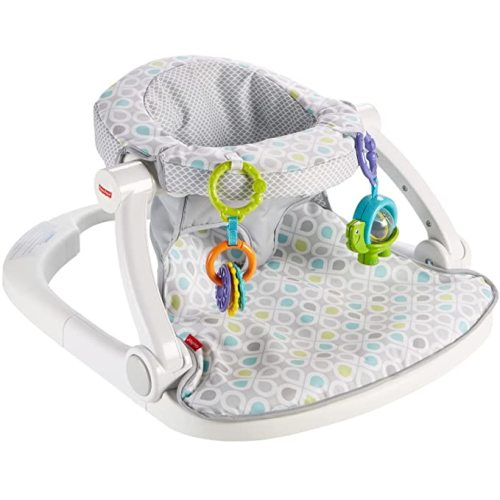 Fisher-Price Portable Baby Seat with-Toys - Honeydew Drop