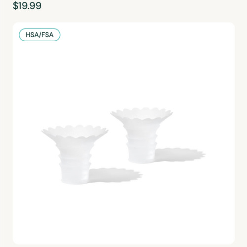 Willow Breast Pump Sizing Insert Set - Smaller Flange Fit | Willow – Willow Pump