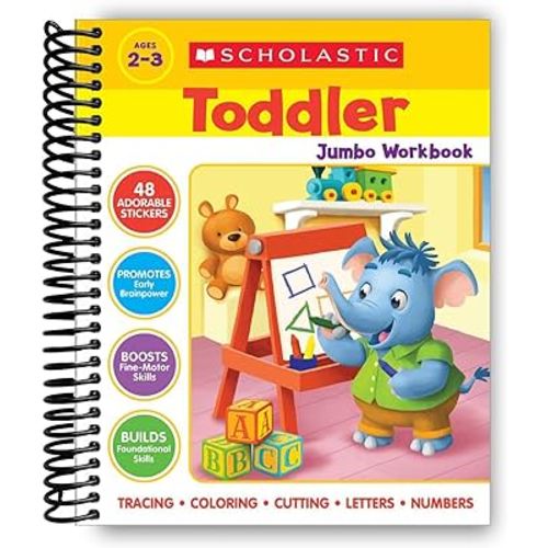 Scholastic Toddler Jumbo Workbook: Early Skills [Spiral-bound] Scholastic