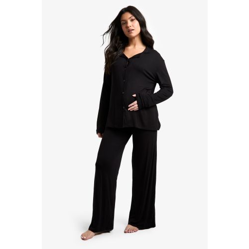 Maternity Long Sleeve Shirt & Trouser Pj Set