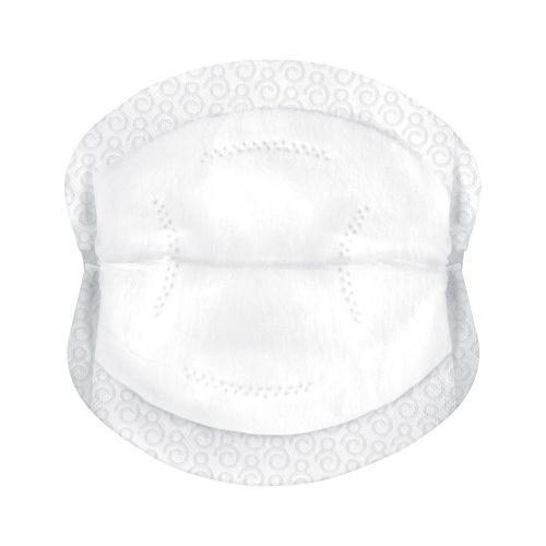 Dr. Brown's Disposable Breast Pads for Leakproof Protection, Absorbent & Discreet Nursing Pads with Adhesive Strips for Day & Night, 60 Count