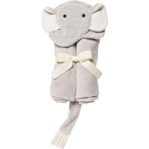 Elegant Baby Bath Wrap, Grey