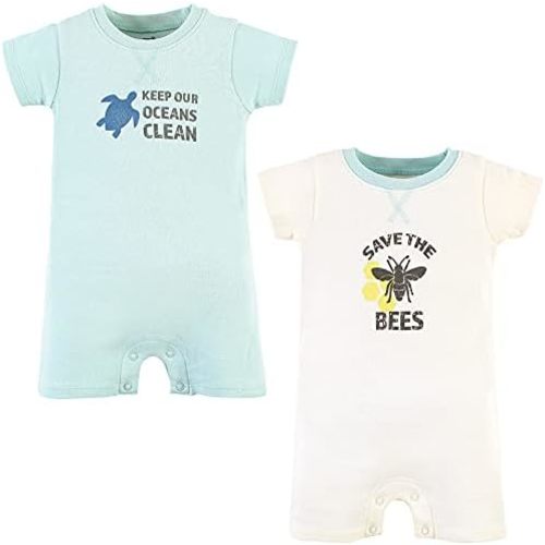 Touched by Nature baby-boys Organic Cotton Rompers