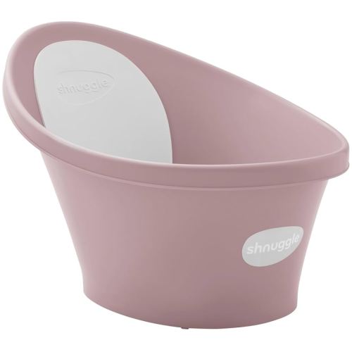 Newborn Baby Bath | Built in Support Bump and Soft Backrest | Suitable from Newborn | Bath Seat Support Includes Plug | Blossom Pink