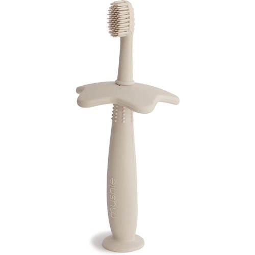 mushie Star Toddler Training Toothbrush (Shifting Sand)