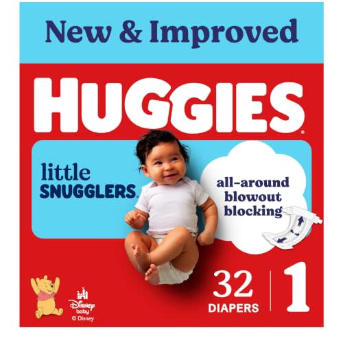 Huggies Little Snugglers Diapers Size 1, 32 Count