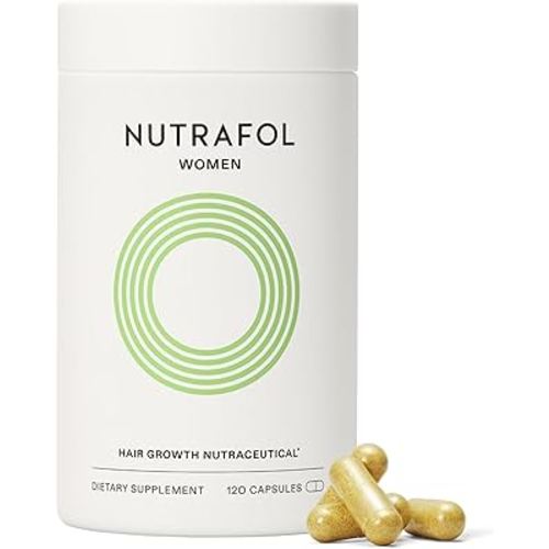 Nutrafol Women's Hair Growth Supplements, Ages 18-44, Clinically Proven for Visibly Thicker and Stronger Hair, Dermatologist Recommended - 1 Month Supply