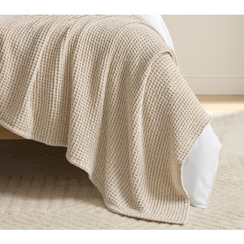 Waffle Weave Bed Blanket