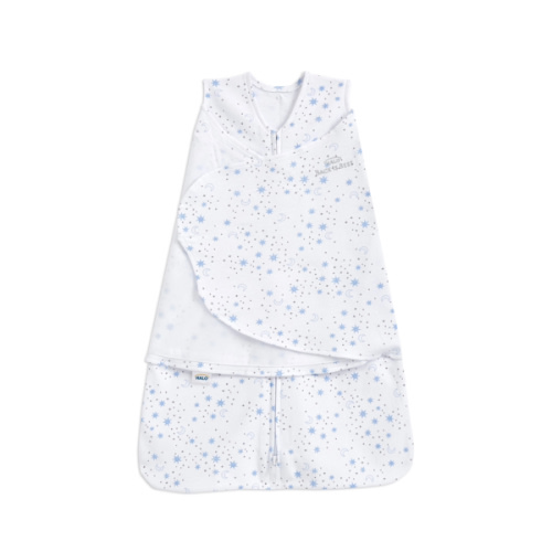 Cotton Swaddle Midnight Moons Blue S | HALO- Small