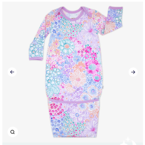 Doodle Blooms Infant Gown – Little Sleepies