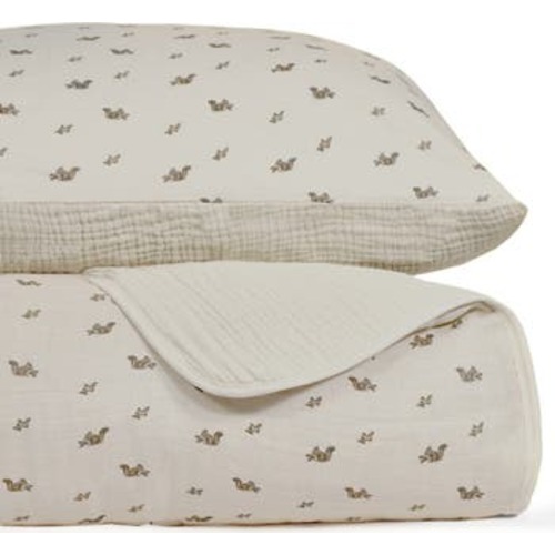 Organic Cotton Muslin Quilt & Sham Set