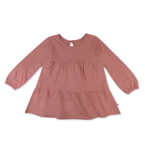 Long Sleeve Tiered Dress | Honest Baby Clothing
