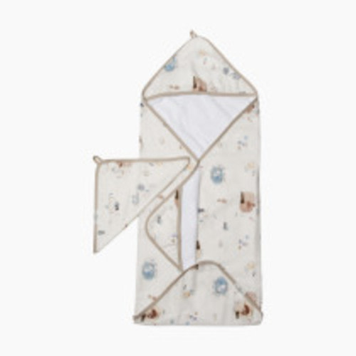 Loulou Lollipop Hooded Towel Set - Cozy Forest