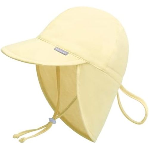 Duoyeree UPF 50+ Baby Sun Hat with Ear and Neck Protection - Toddler Beach Hat for Boys & Girls - Ideal for Summer Fun