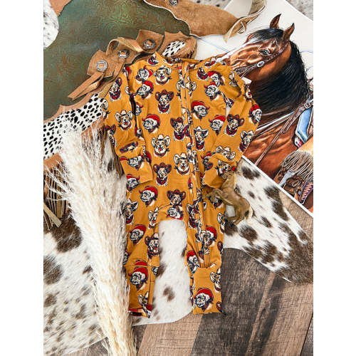 Cowdog Double Zipper Pajamas