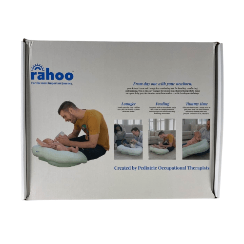 Rahoo Baby Learn & Lounge 3-in-1 Newborn Lounger, Aloe