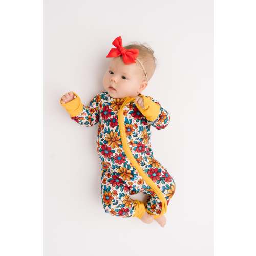 Amber Floral Bamboo Sleeper