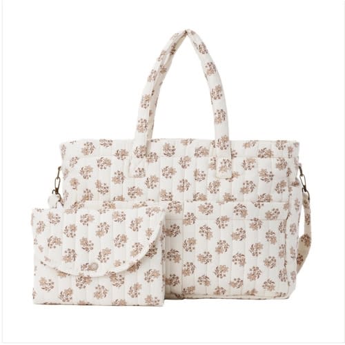 Diaper Bag + Changing Pad Set - Daylily by Quincy Mae – Pacifier Kids Boutique
