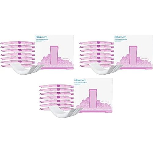 Frida Mom 2-in-1 Postpartum Pads, Absorbent Perineal Ice Maxi Pads, Instant Cold Therapy Packs and Maternity Pad in One