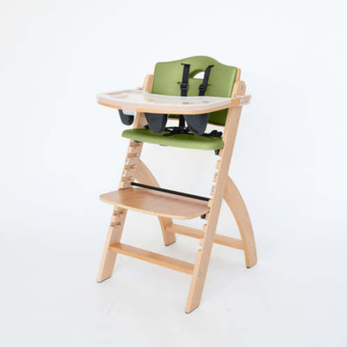 Beyond Junior Y Wooden High Chair - Natural and Olive