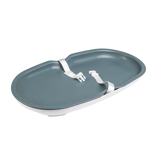 Ubbi Baby Changing Pad, Easy to Clean with Detachable Base, Lightweight, Waterproof Foam, Includes Safety Strap and Non-Skid Feet, Open Water