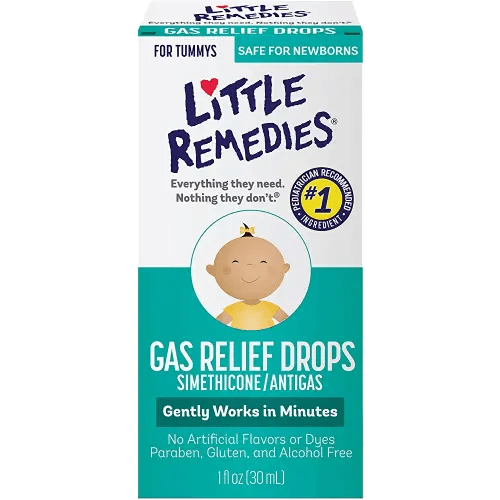 Little Remedies Gas Relief Drops | Natural Berry Flavor | 1 oz. | Pack of 1 | Gently Works in Minutes | Safe for Newborns