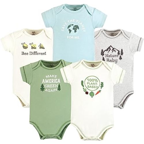 Touched by Nature Unisex Baby Organic Cotton Bodysuits