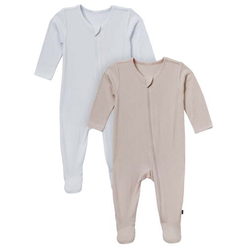 Modern Moments by Gerber Baby Neutral Super Soft 2-Pack Sleep N´Play, Sizes Newborn - 12 Months